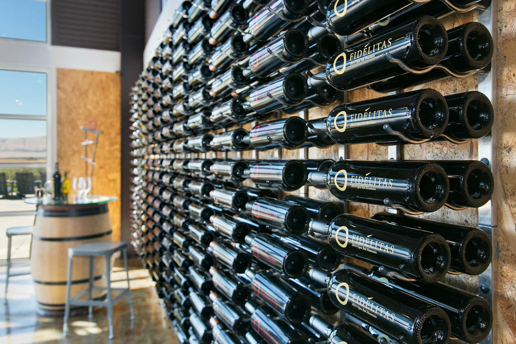 W Series Luxe 6 - Wall Mounted Metal Wine Rack Storage Kit