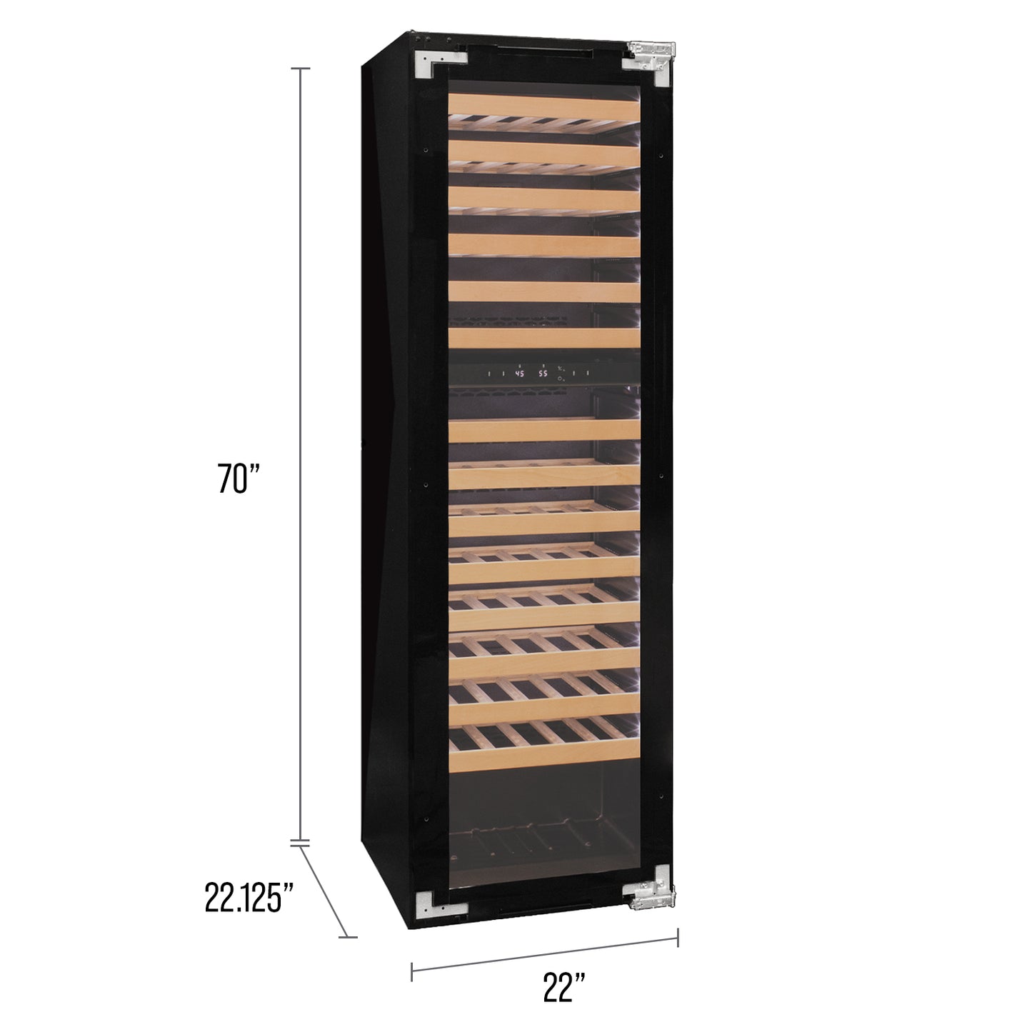 Allavino 101 Bottle Dual Zone Panel Ready Wine Refrigerator