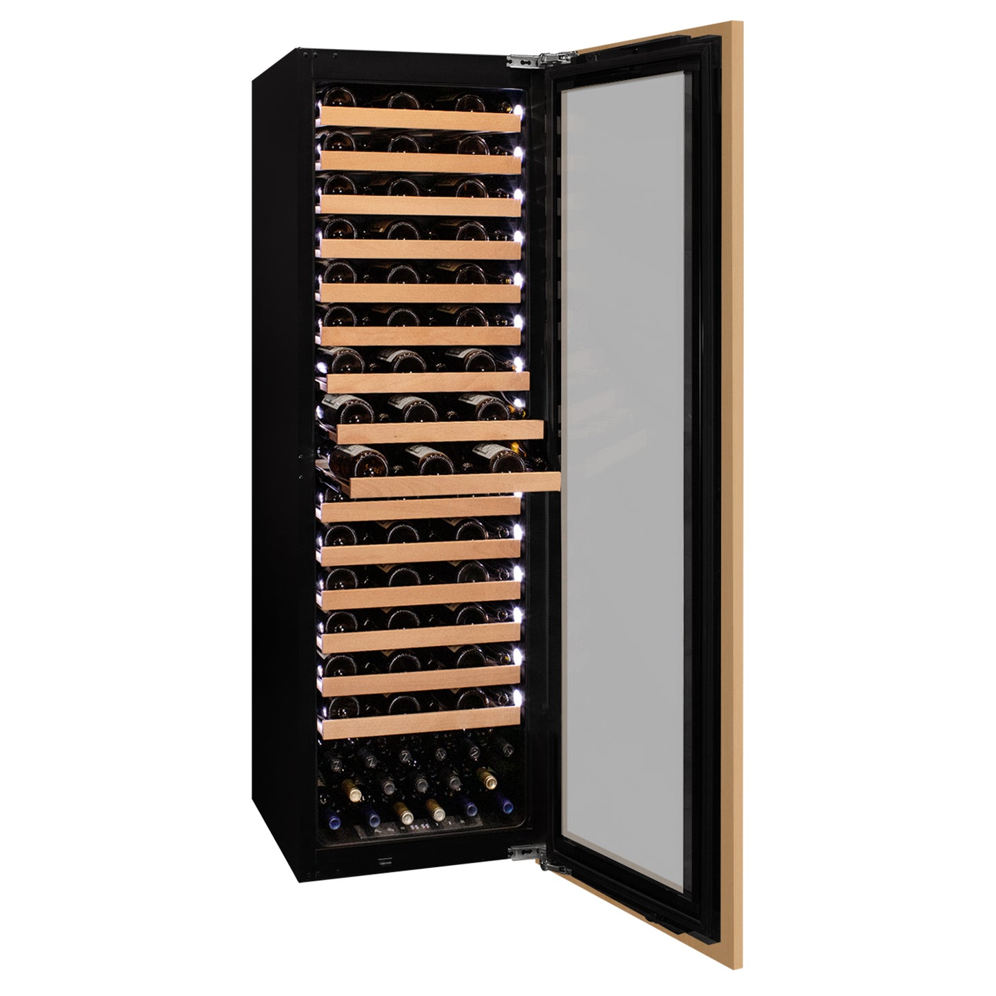 Allavino 107 Bottle Single Zone Panel Ready Wine Refrigerator