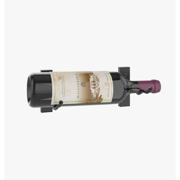 W Series Wall Mounted Bottle Height Metal Wine Storage Rack