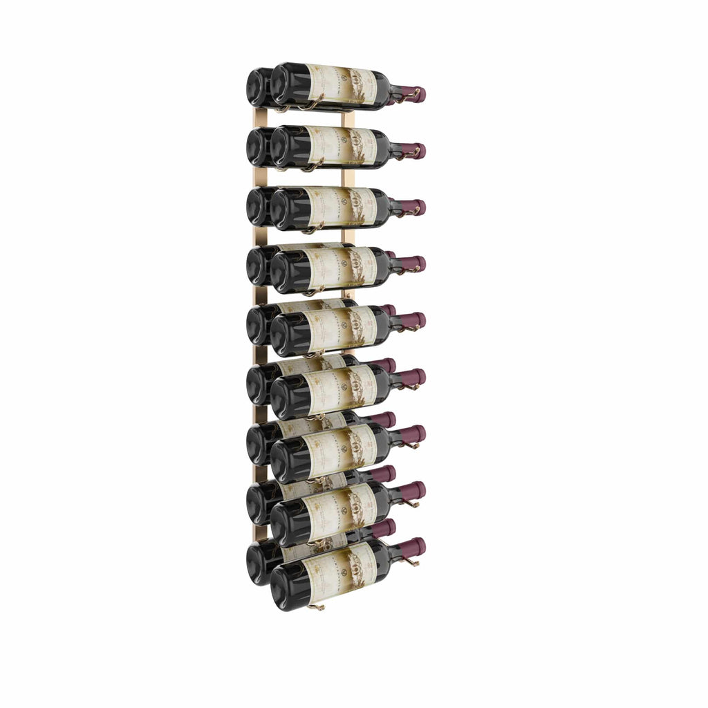 W Series Luxe 3 - Wall Mounted Metal Wine Bottle Storage Rack