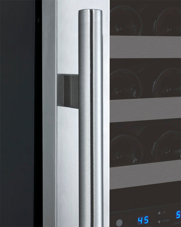 Allavino 24" Wide FlexCount II Tru-VinoDual Zone Stainless Steel Right Hinge Wine  Refrigerator