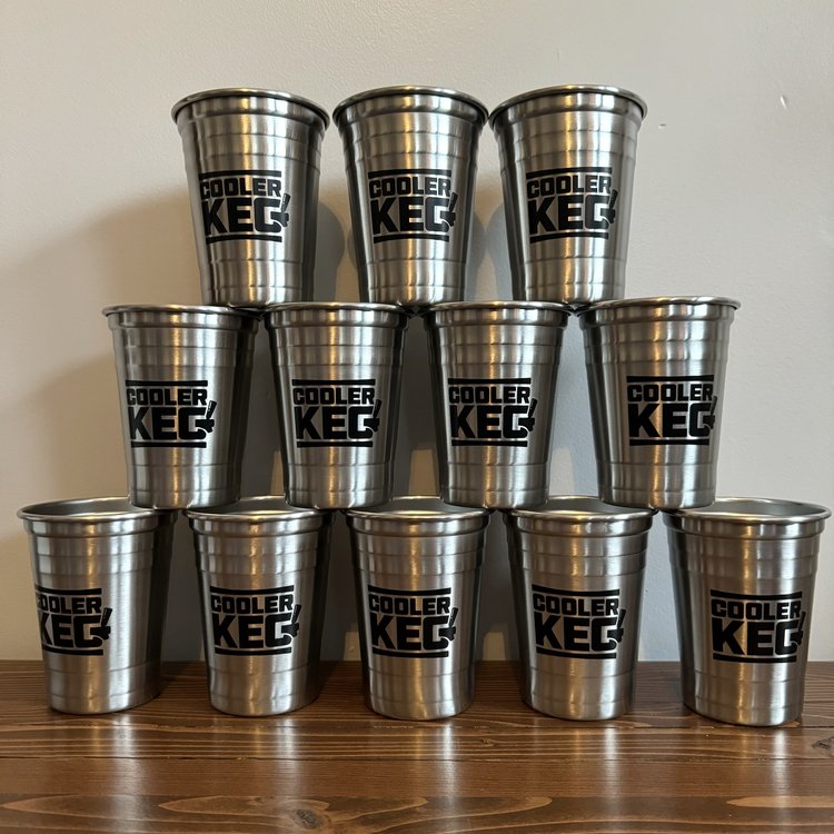 Cooler Keg 16 oz Stainless Steel Solo Cups