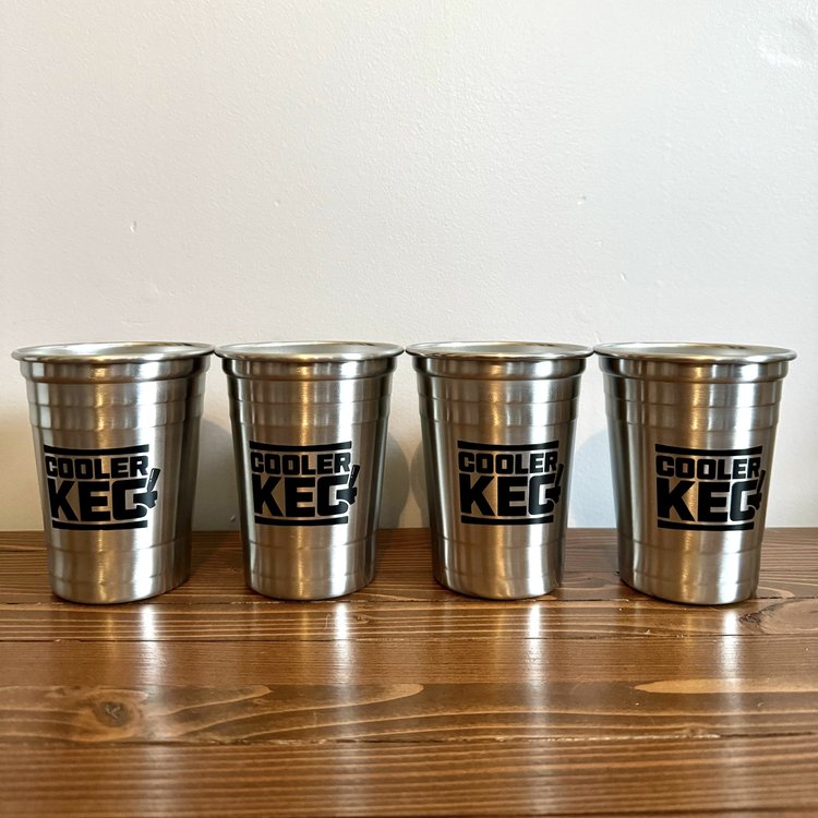 Cooler Keg 16 oz Stainless Steel Solo Cups