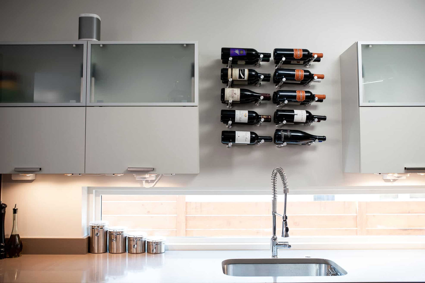 Vino Pins 2 (wall mounted metal wine rack peg)