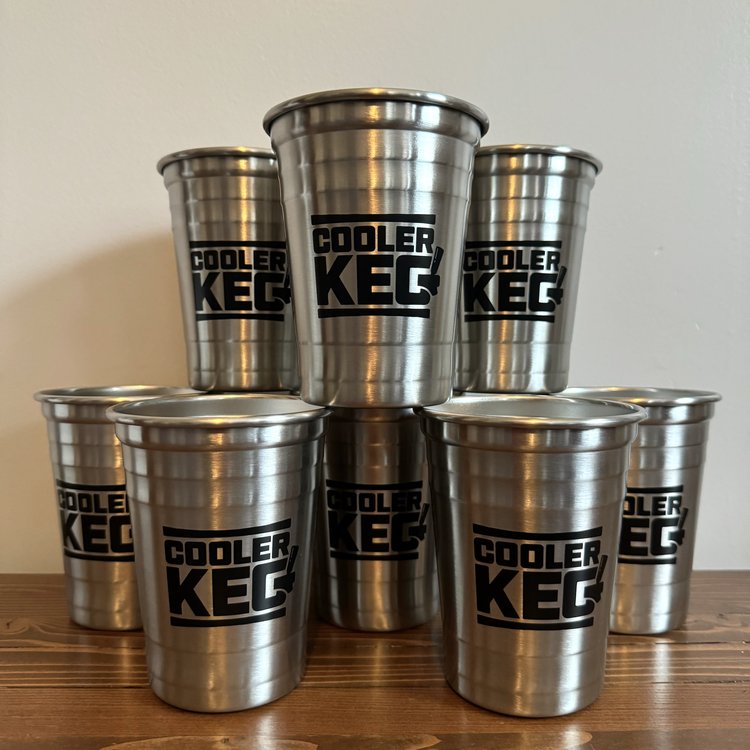 Cooler Keg 16 oz Stainless Steel Solo Cups