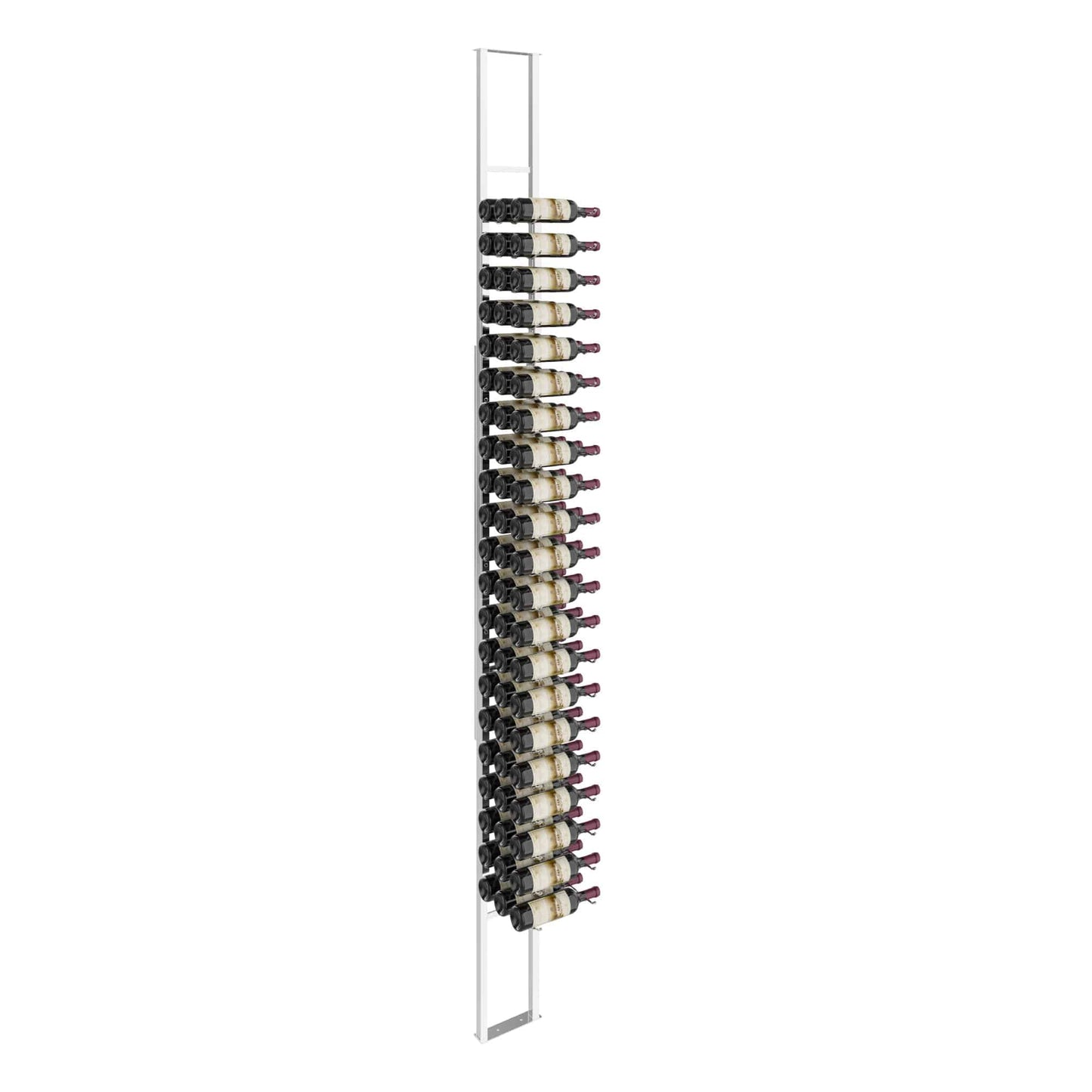 W Series Single Sided Floating Wine Rack 10 (floor-to-ceiling display)