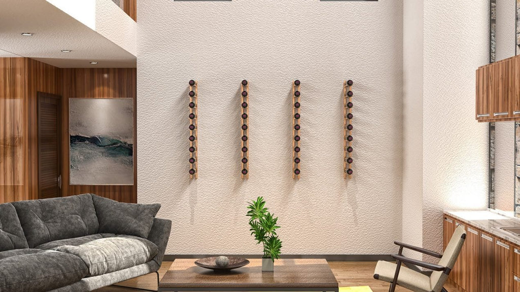 Vino Rails Flex 45 (wall mounted metal wine rack system)