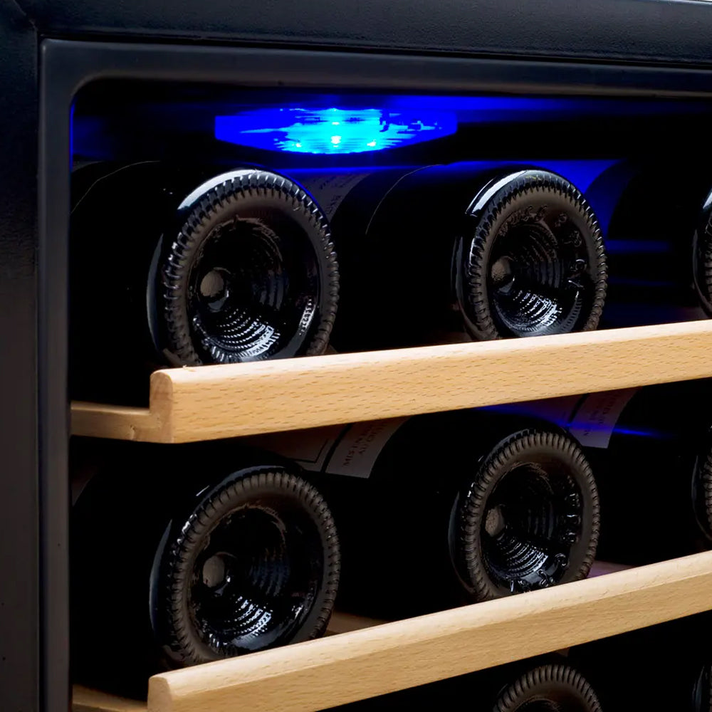 Allavino Cascina Series 47 Bottle Dual Zone Freestanding Wine Cooler Refrigerator with Stainless Steel Door