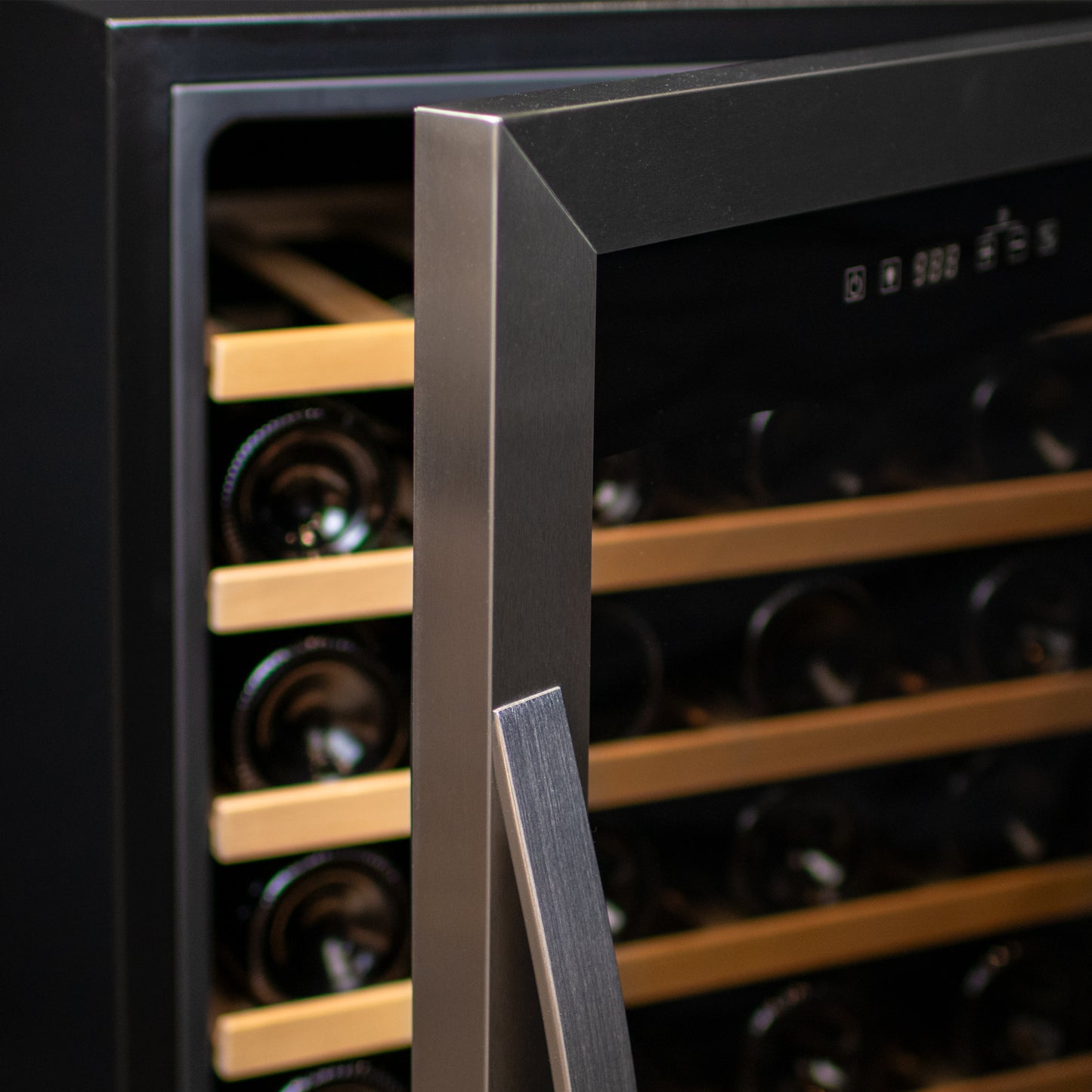 Allavino Cascina Series 47 Bottle Dual Zone Freestanding Wine Cooler Refrigerator with Stainless Steel Door