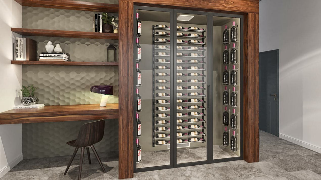 W Series Perch 750 (vertical wall mounted wine rack for standard bottles)