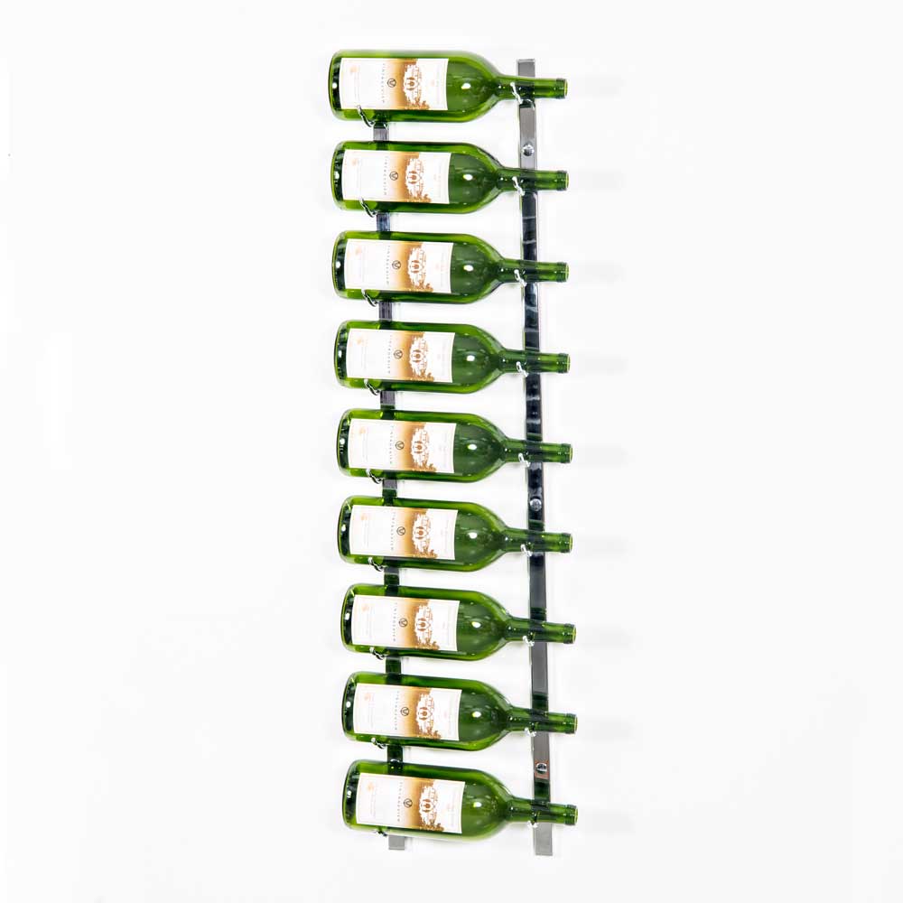 W Series Wall Mounted Metal Wine Bottle Rack for Magnums and Champagnes