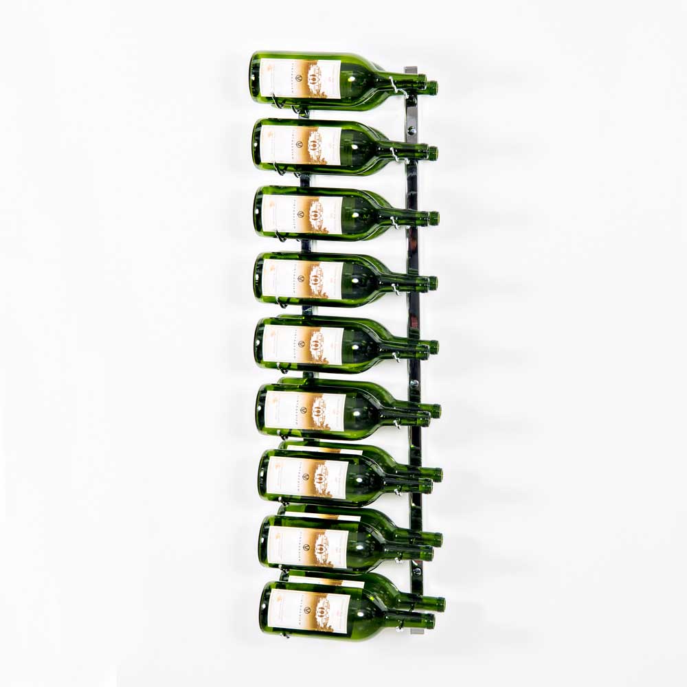 W Series Wall Mounted Metal Wine Bottle Rack for Magnums and Champagnes