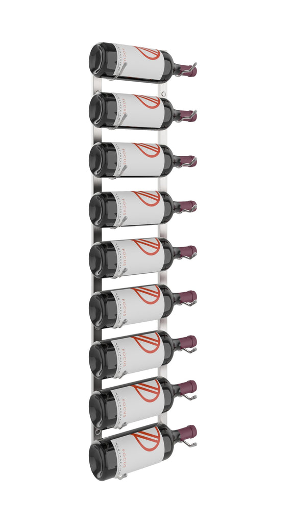 W Series Wall Mounted Metal Wine Bottle Rack for Magnums and Champagnes