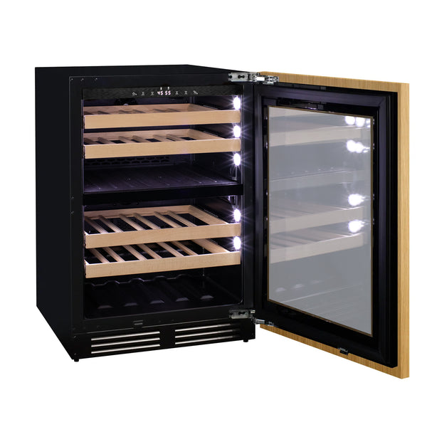 Allavino 24 Wide Dual Zone Panel Ready Wine Refrigerator