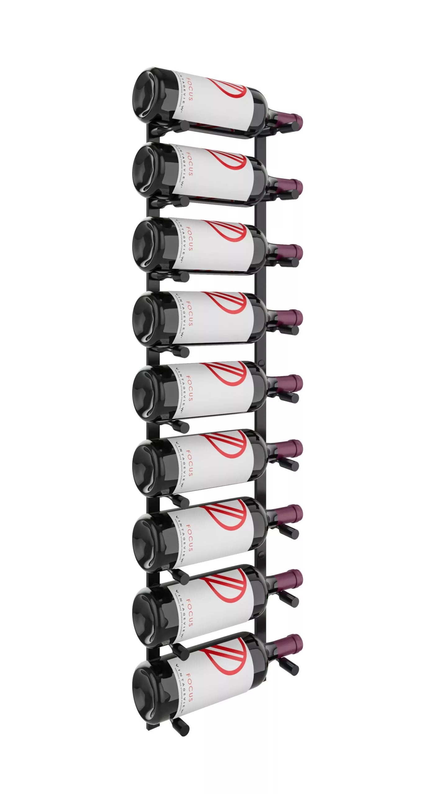 Vino Pins Flex Mag 45 (wall mounted metal wine rack system for 1.5L bottles)