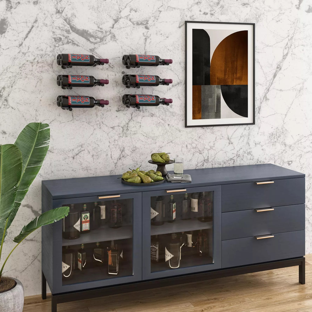 Vino Pins 2 (wall mounted metal wine rack peg)