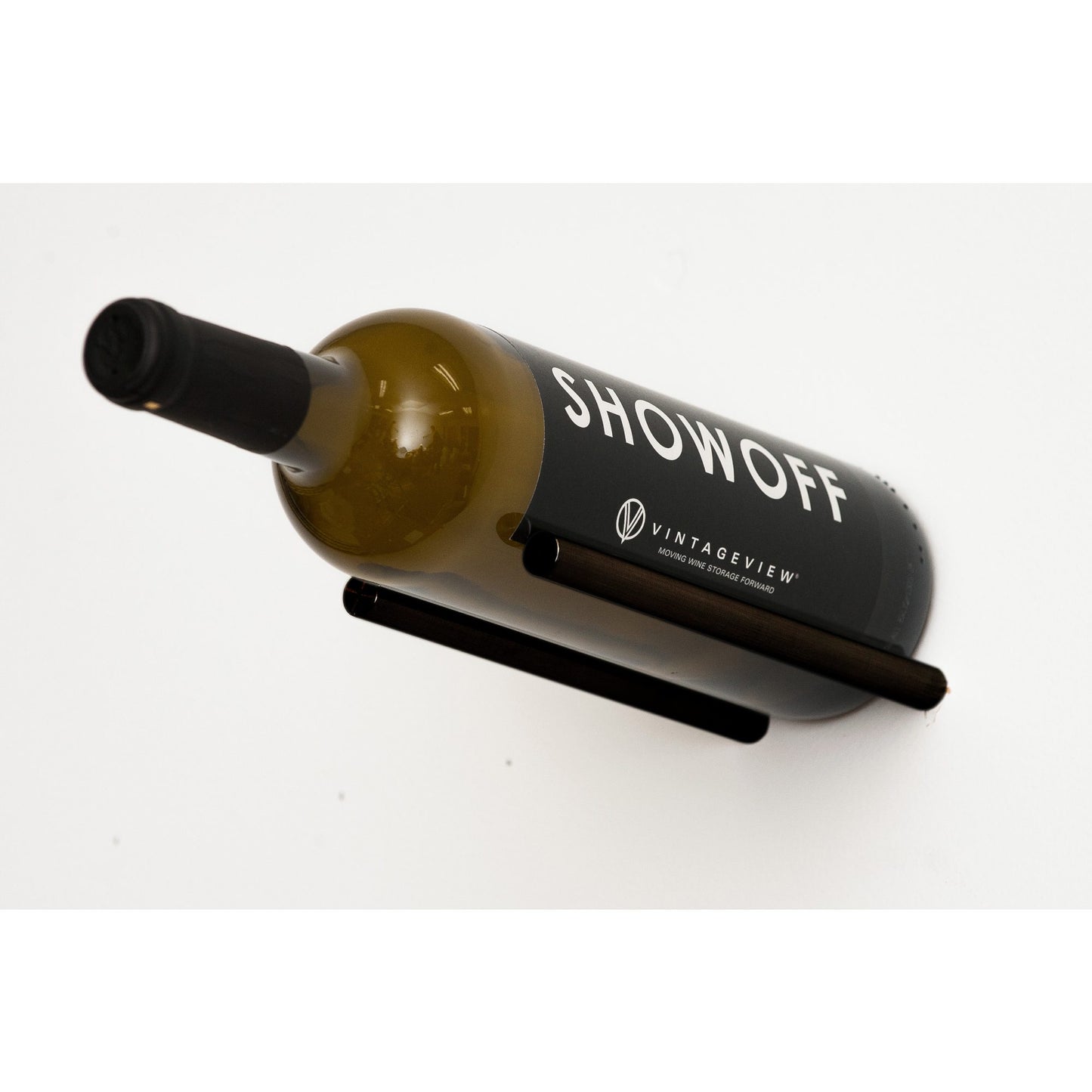 Vino Rails 1 (cork forward wall mounted wine rack peg)