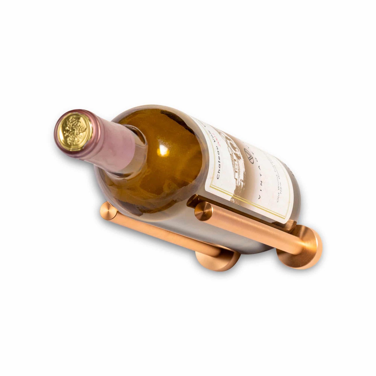 Vino Rails 1 (cork forward wall mounted wine rack peg)