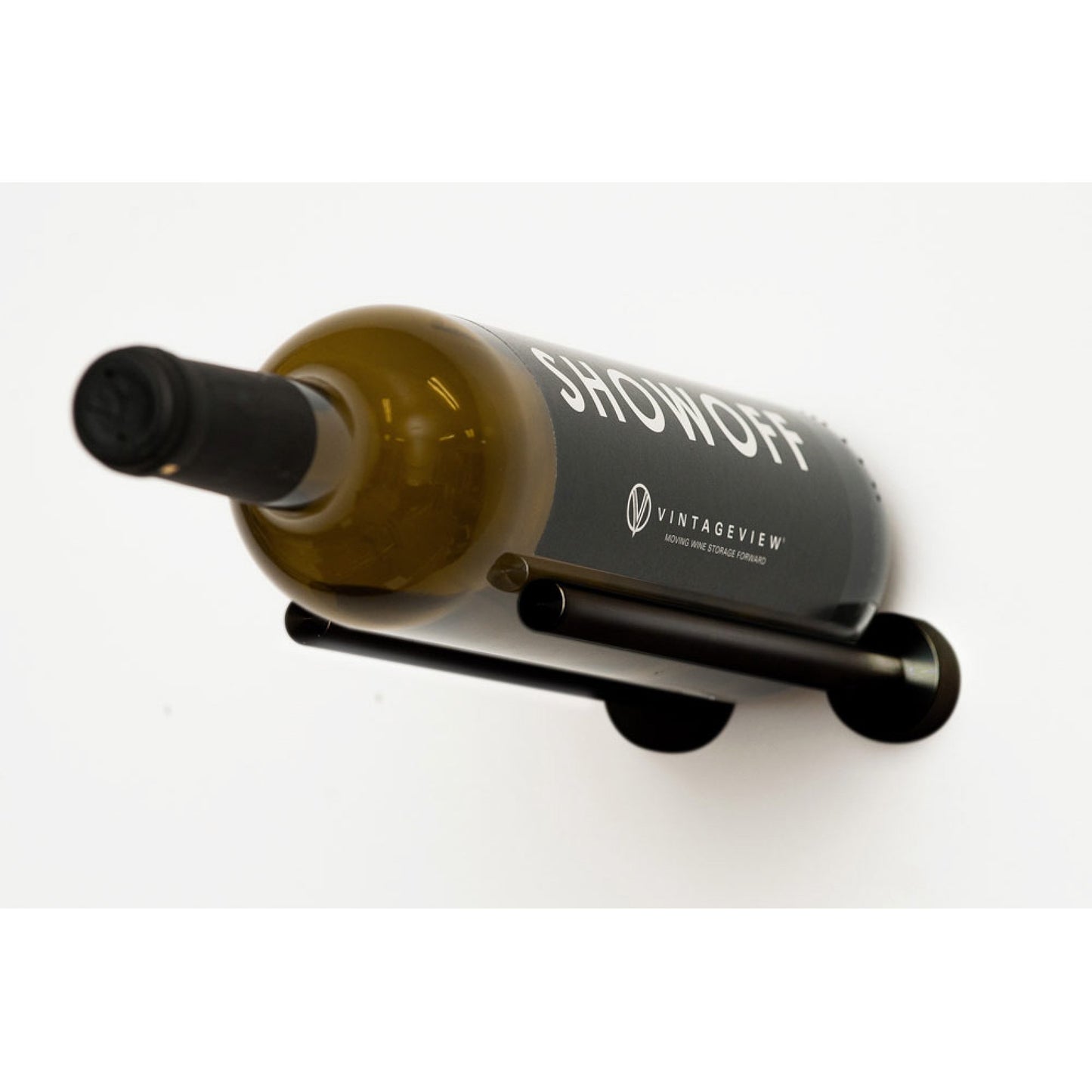 Vino Rails 1 (cork forward wall mounted wine rack peg)