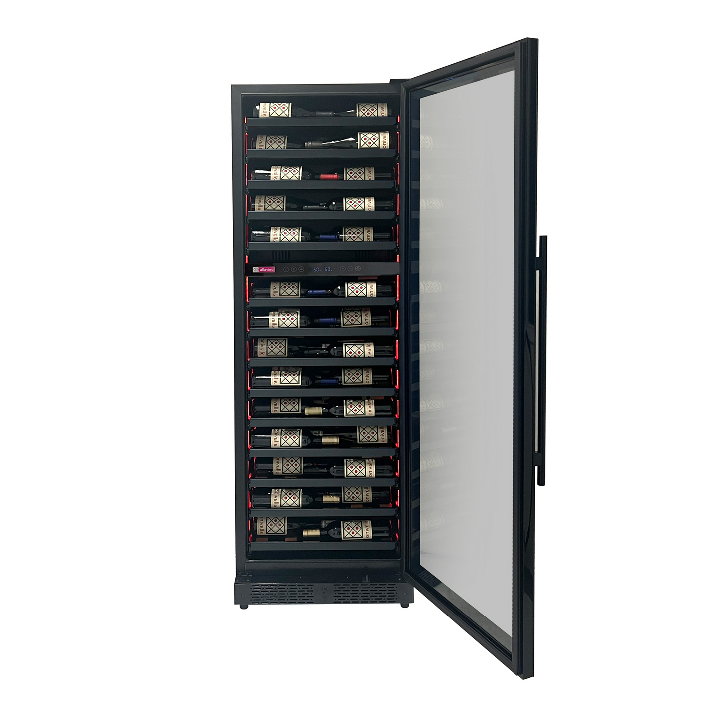 Allavino Reserva Series 163 Bottle 71" Tall Single Zone Right Hinge Stainless Steel Wine Refrigerator