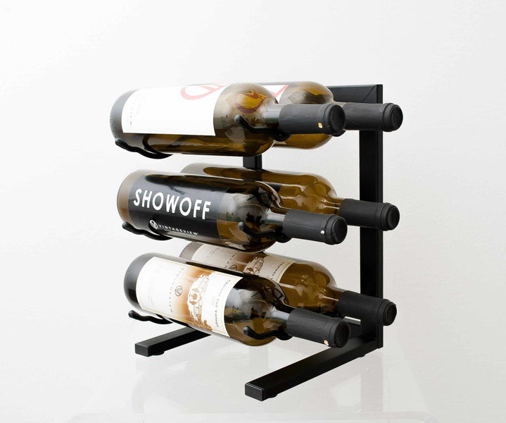 W Series Mini Metal Table Top Wine Rack