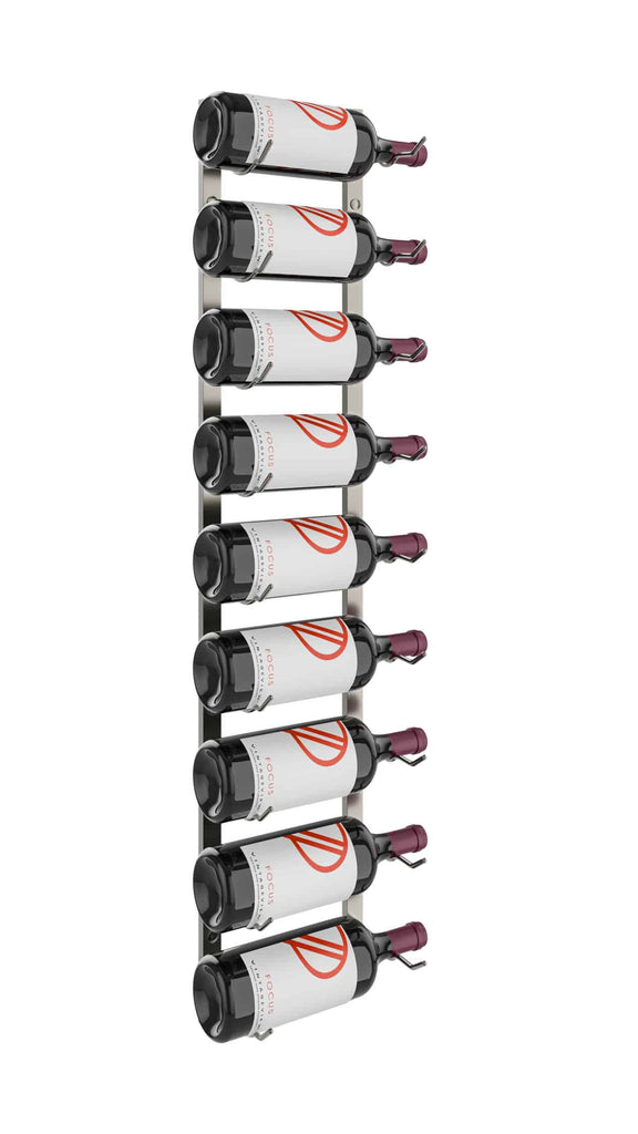 W Series Wall Mounted Metal Wine Bottle Rack for Magnums and Champagnes