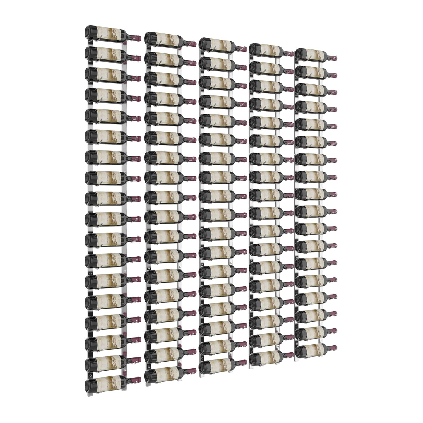 W Series Luxe Wall Mounted Metal Common Wine Rack Kit