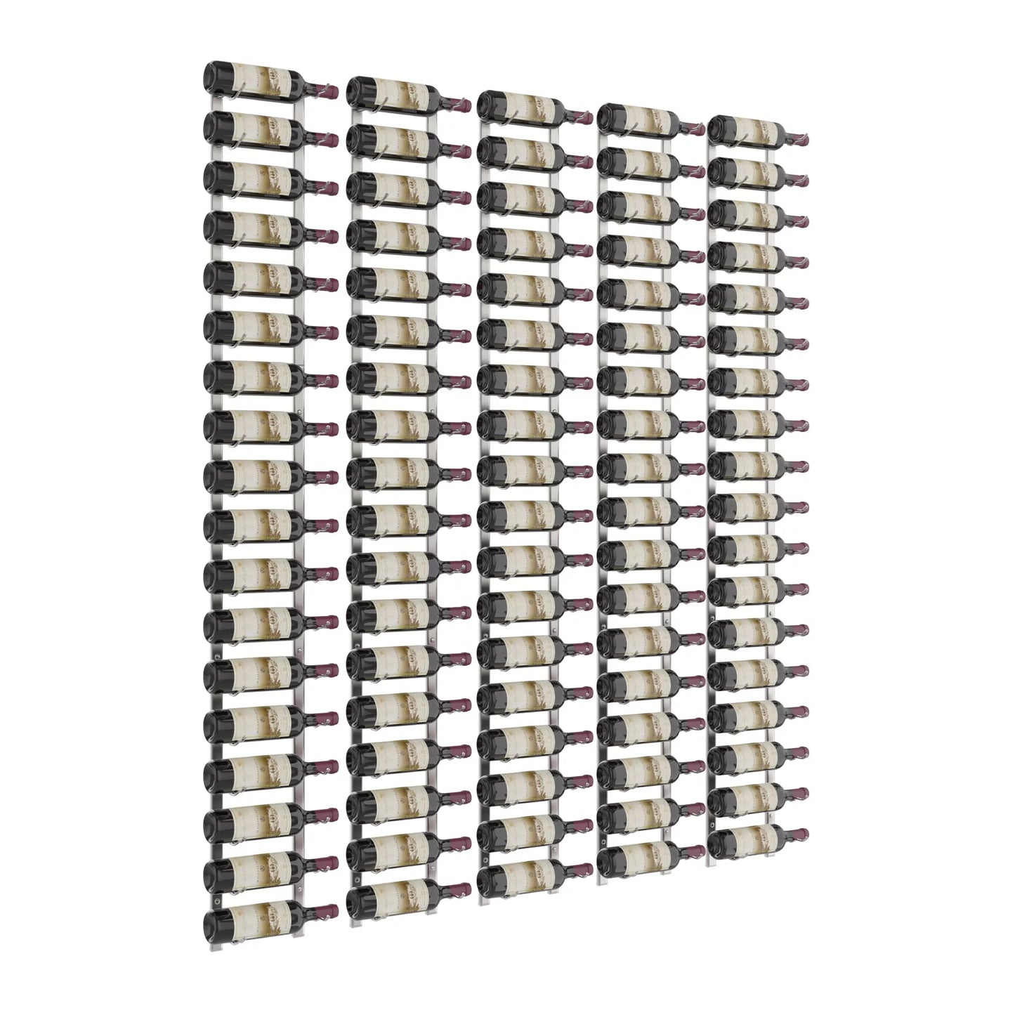 W Series Luxe Wall Mounted Metal Common Wine Rack Kit