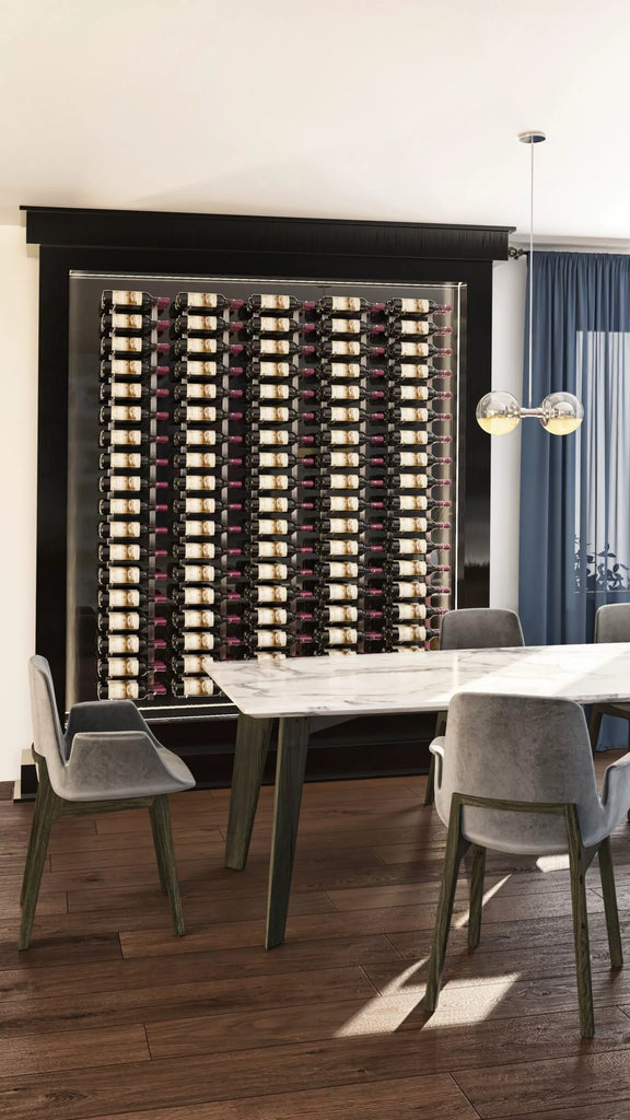 W Series Luxe Wall Mounted Metal Common Wine Rack Kit