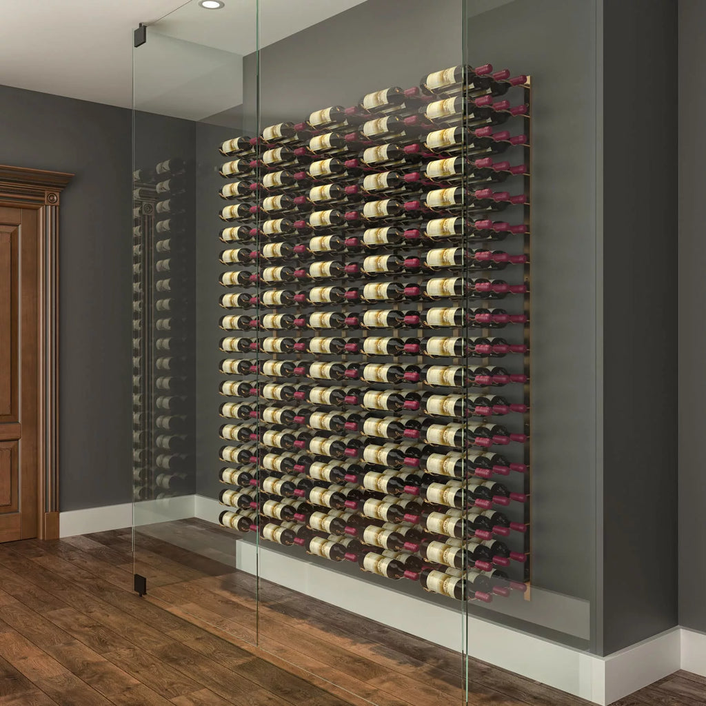 W Series Luxe Wall Mounted Metal Common Wine Rack Kit