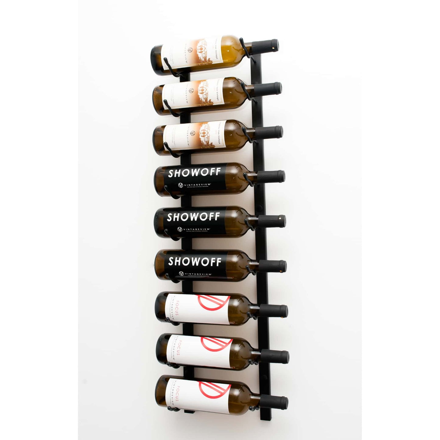 W Series Luxe 3 - Wall Mounted Metal Wine Bottle Storage Rack