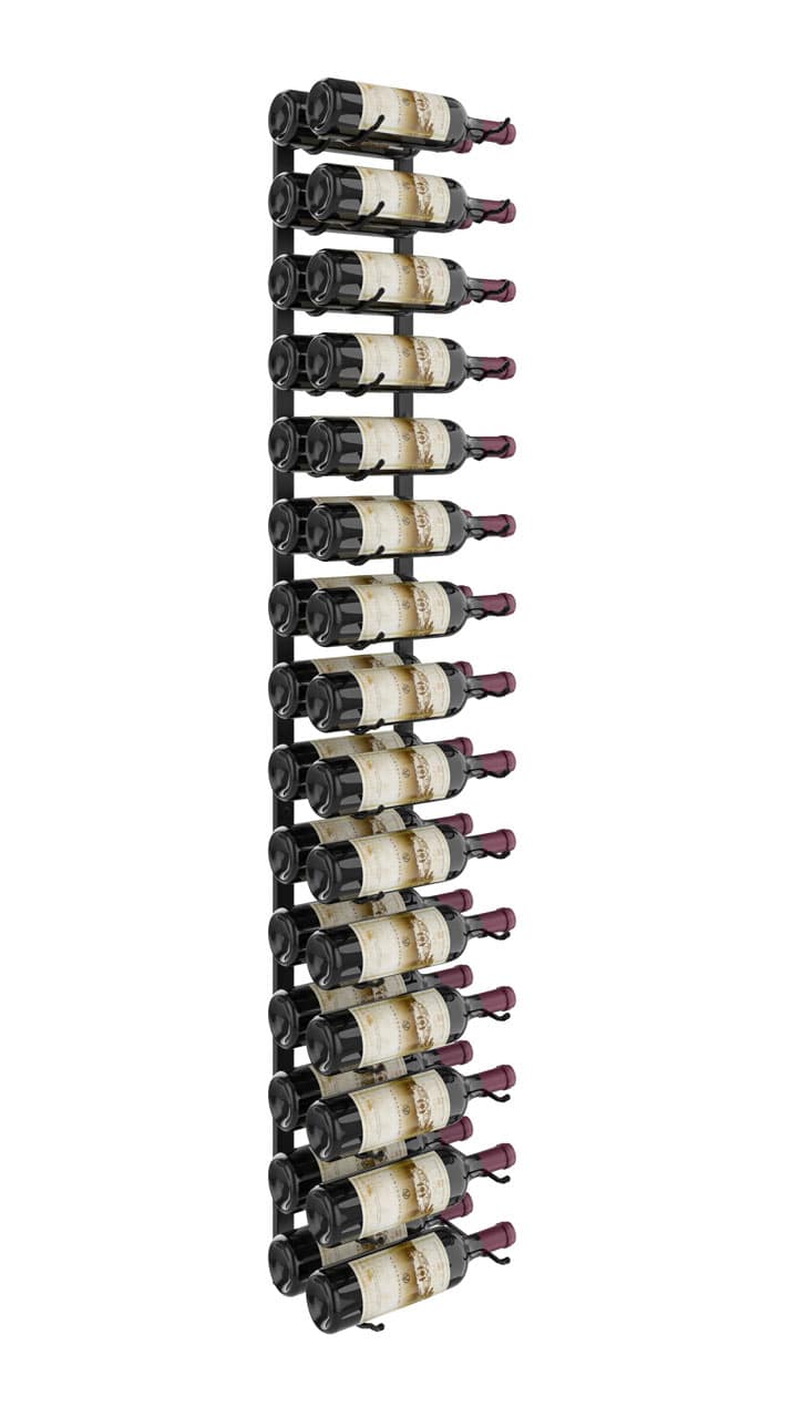 W Series Luxe 6 - Wall Mounted Metal Wine Rack Storage Kit