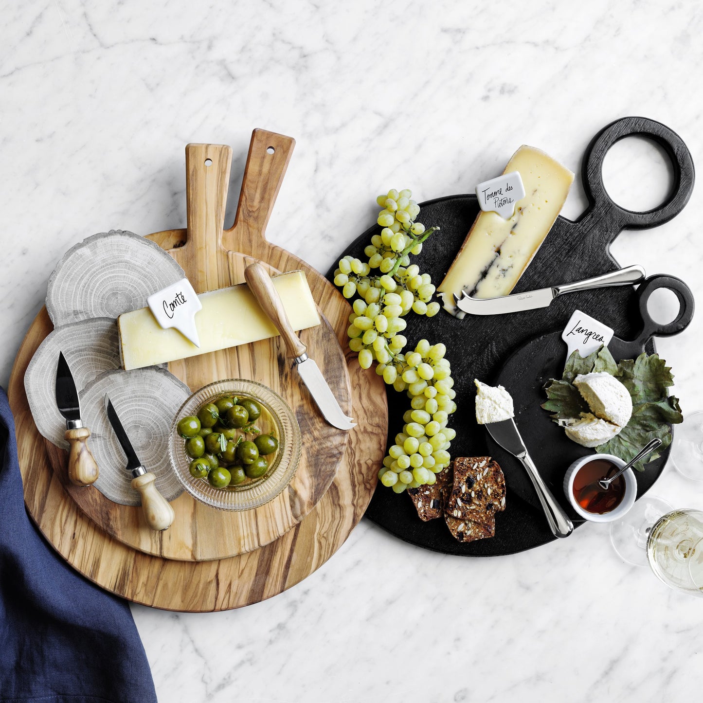 Olivewood Round Cheese Board - Large