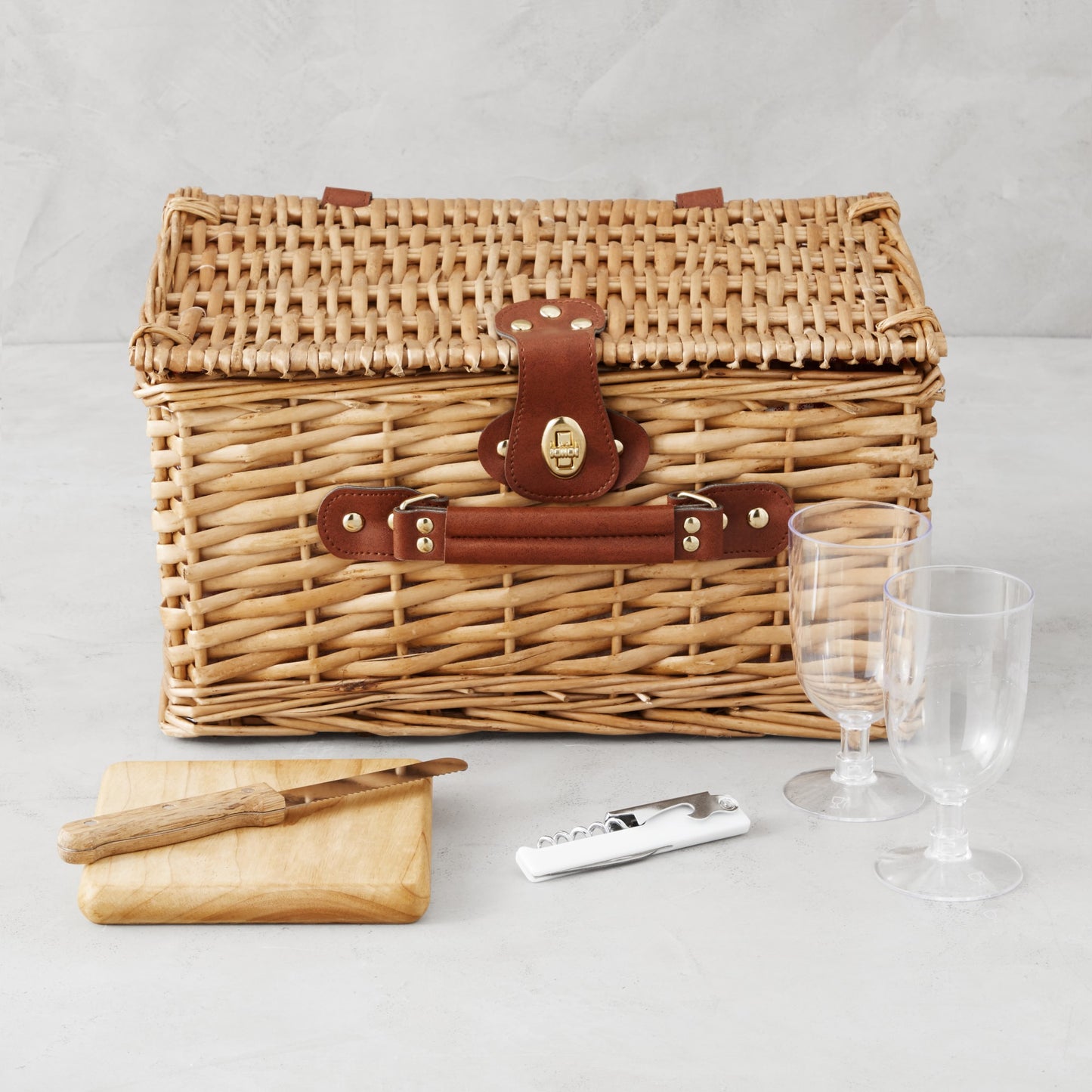 Classic Wine & Cheese Picnic Basket