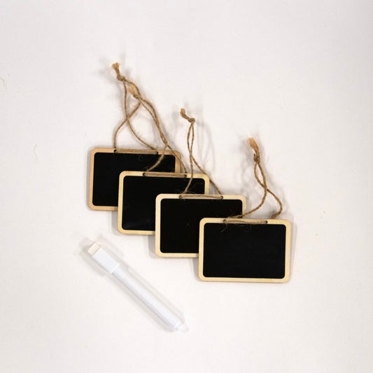 Chalkboard Tags with Washable White Marker