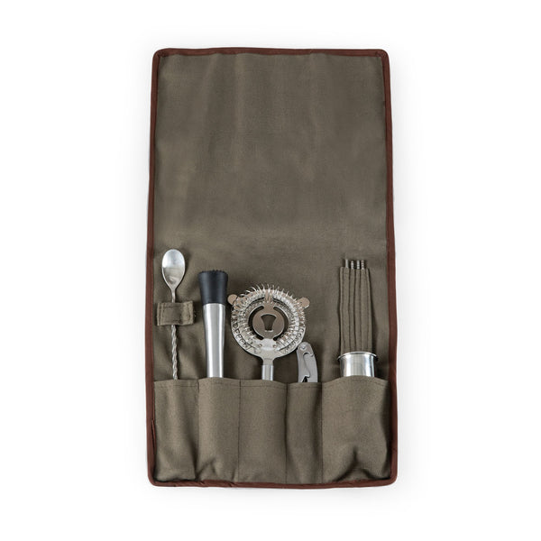 Roll-up 9-Piece Bar Tools Set