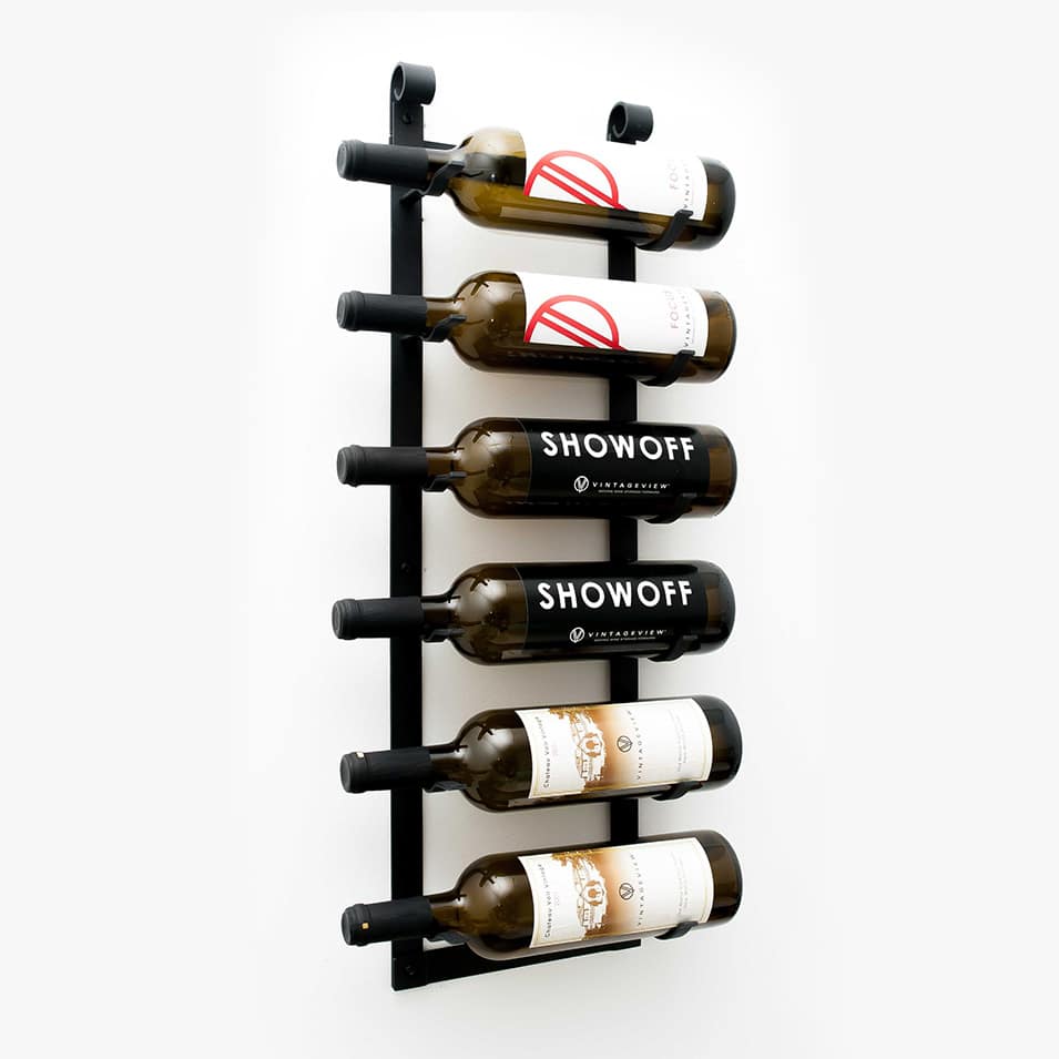 Le Rustique Wall Mounted Metal Wine Rack