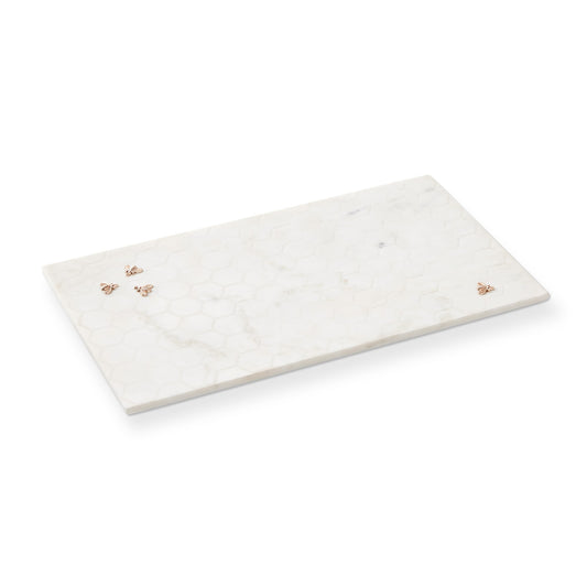 Marble Honeycomb Rectangle Cheese Board