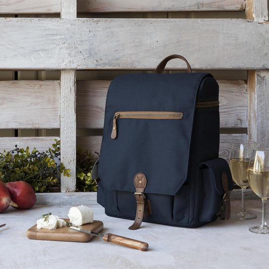 Oakville Wine & Cheese Tote -Navy