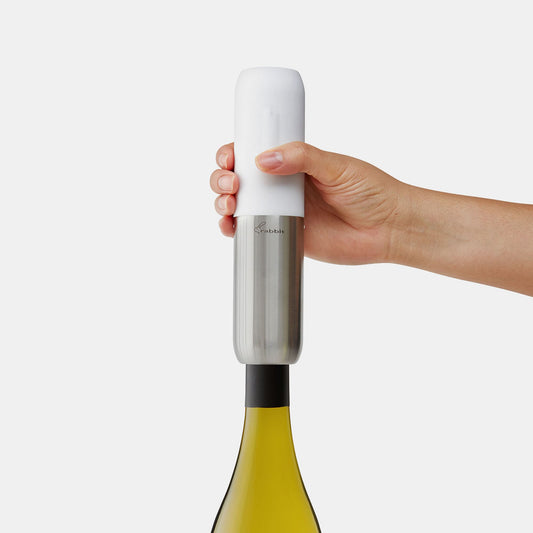 Rabbit Electric Compact Corkscrew - White