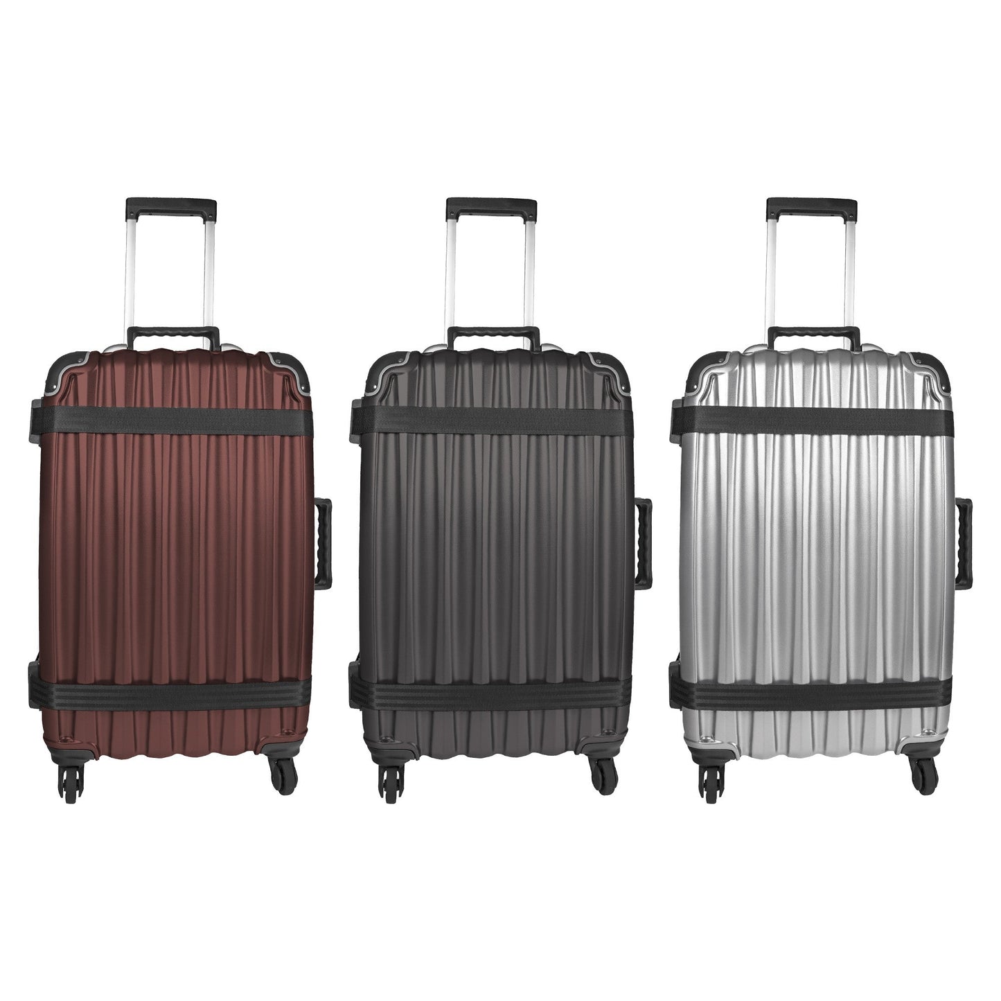 VinGardeValise Grand Wine Luggage Silver 12-Bottles