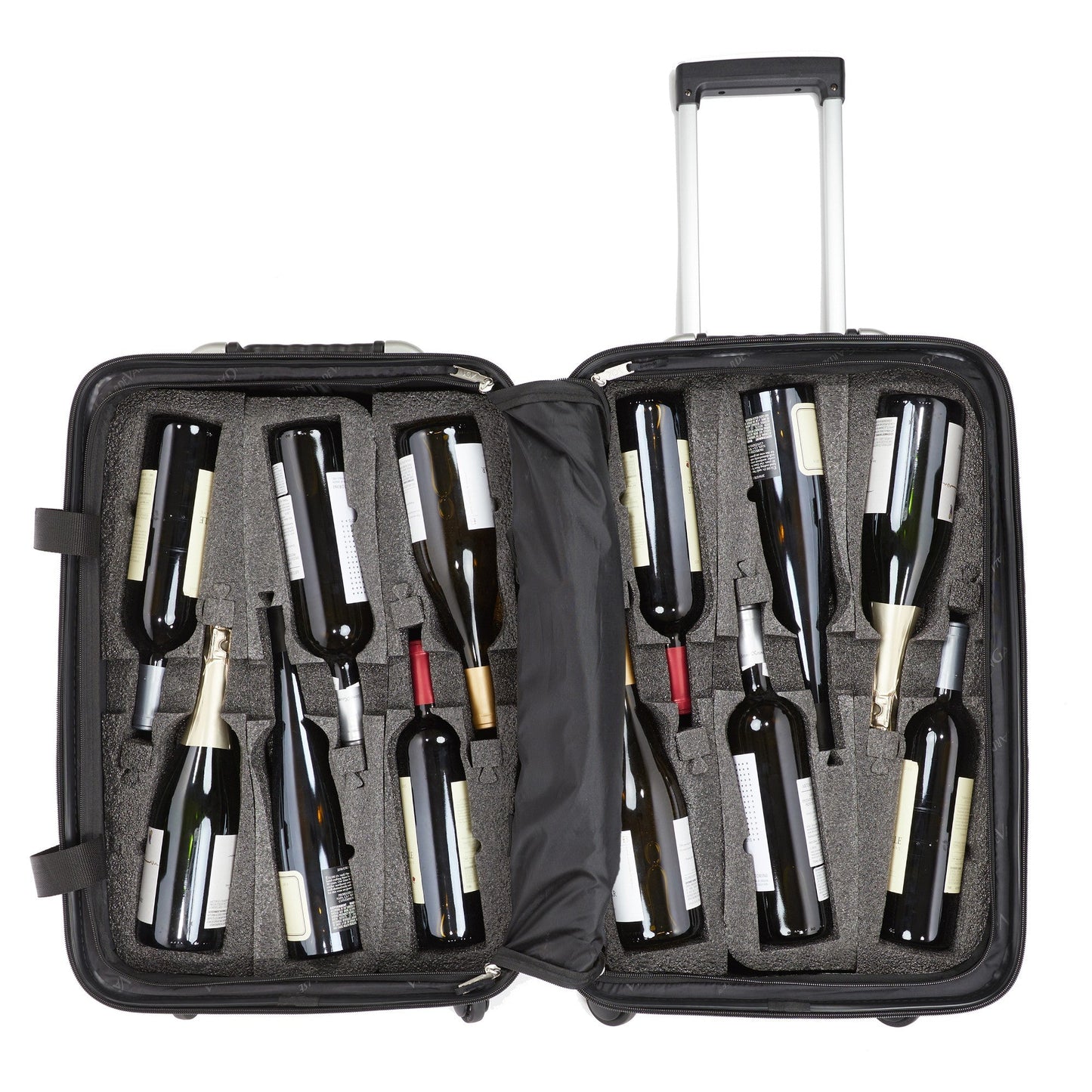 VinGardeValise Grand Wine Luggage Burundy 12-Bottles