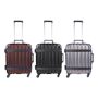 VinGardeValise Grande Wine Luggage- Burgundy  - 8 -Bottle