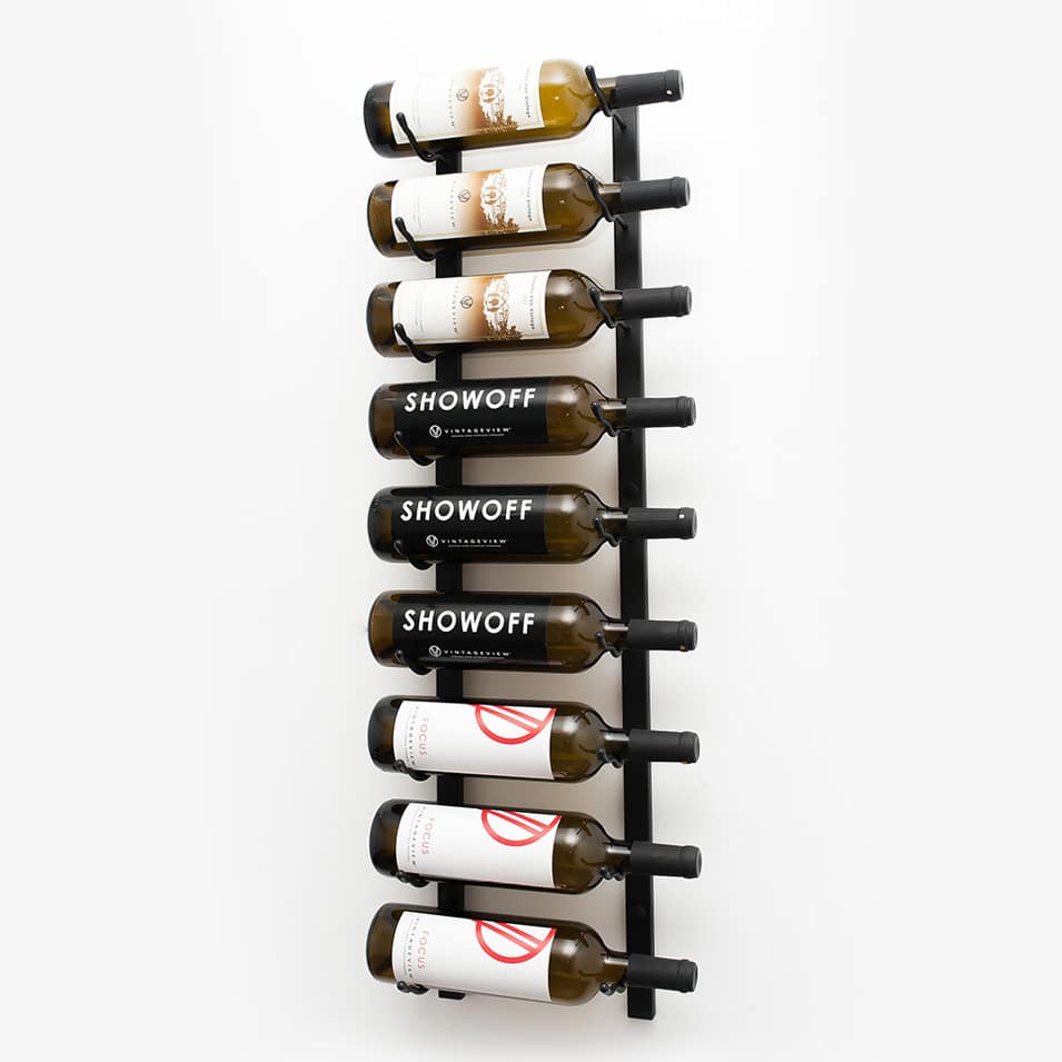 W Series Luxe 3 - Wall Mounted Metal Wine Bottle Storage Rack