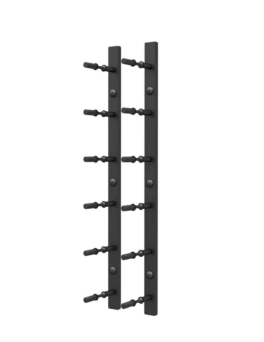 Ultra Wine Rack Horizontal Wall Rails - 2FT Metal Wine Rack (6 To 18 Bottles)