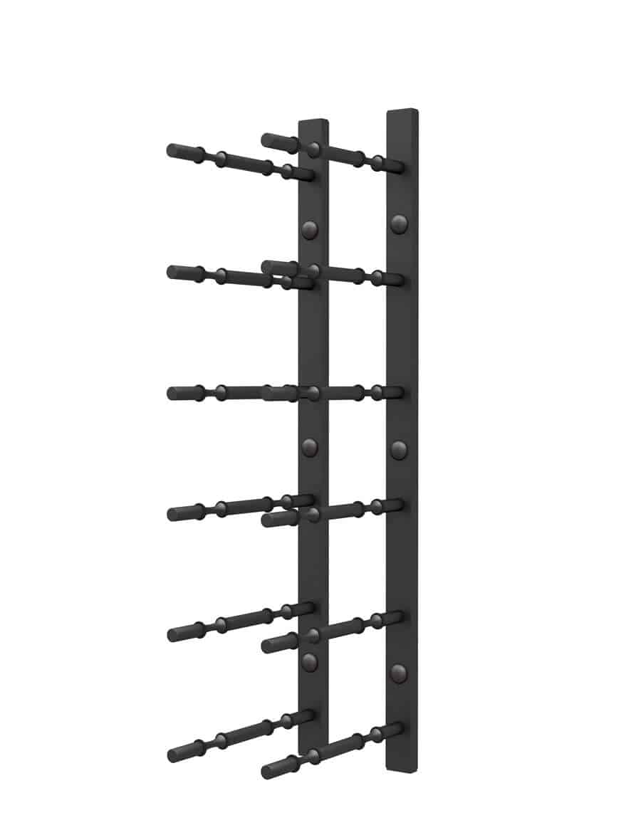 Ultra Wine Rack Horizontal Wall Rails - 2FT Metal Wine Rack (6 To 18 Bottles)